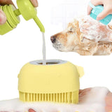 Escova de Banho e Massageador de Silicone com Dispenser para Pet - Dant Rei Store