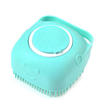 Escova de Banho e Massageador de Silicone com Dispenser para Pet - Dant Rei Store